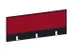 cache de banque d'accueil,p. table de bureau,CC-noir,BN4011-rouge
