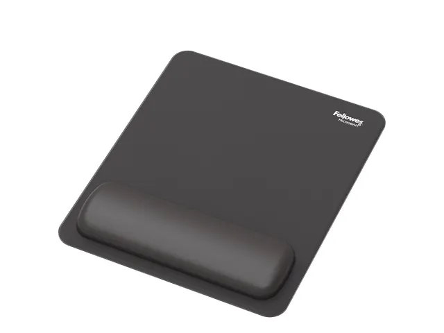 Muismat met polssteun Fellowes Breyta zwart 20x24cm