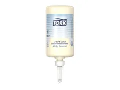 Handzeep Tork S1 vloeibaar mild geparfurmeerd parelwit 1000ml 420501