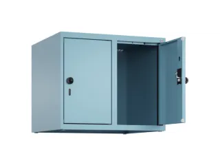 opzetkast,v. locker,2vak.,vak B 300mm,HxBxD 500x600x500mm,draaigrendel - 1