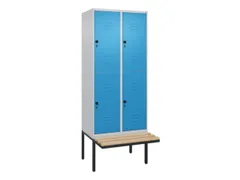 Dubbeldekse dekenkist,HxBxD 2120x800x815mm,2x2vak.,vak B 400mm