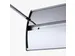 Deurbord 105x210mm Curved Aluminium Zwart