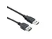 Kabel ACT USB 2.0 A male - USB A female zwart 0.5m