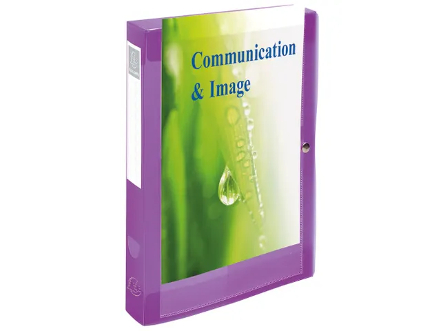 Archiefdoos met druksluiting rug 40mm polypropyleen chromaline 7/1