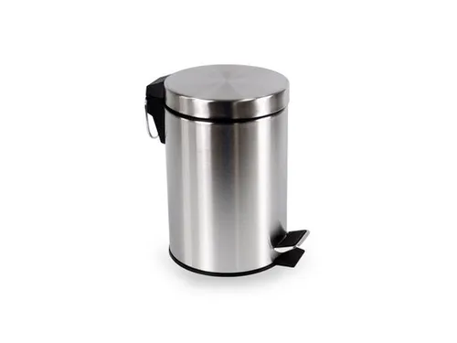 Afvalbak BRASQ pedaalemmer 3 liter rvs metaal