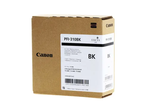 Inktcartridge Canon PFI-310BK zwart