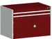 ladekast HxBxD 700x1050x650mm 2laden RAL7035 front RAL3004