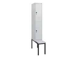 Dubbeldekse dekenkist,HxBxD 1950x300x815mm,1x2vak.,vak B 300mm