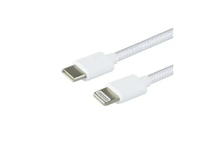 Kabel Green Mouse USB-C to Lightning data Woven 1m blisterverpakking