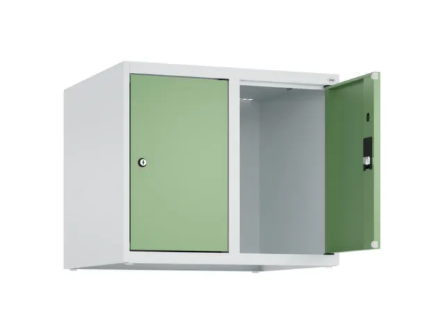 opzetkast,v. locker,2vak.,vak B 300mm,HxBxD 500x600x500mm,vleugeldeur