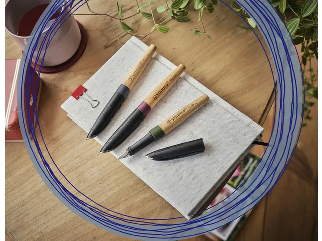 Vulpen STABILO Grow medium mosgroen/eiken