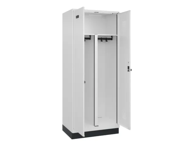 PBM-locker,HxBxD 1950x800x500mm,2vak,vak B 400mm,draaigrendel