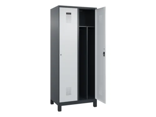 locker voor scheiding van kleding,HxBxD 1950x800x500mm,2vak