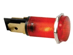 Ronde Signaallamp 14mm 220V Rood