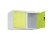 armoire superposable,p. Armoire vestiaire,2compart.