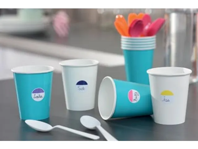 Lamineer Etiket Fluo Assorti 24 stuks