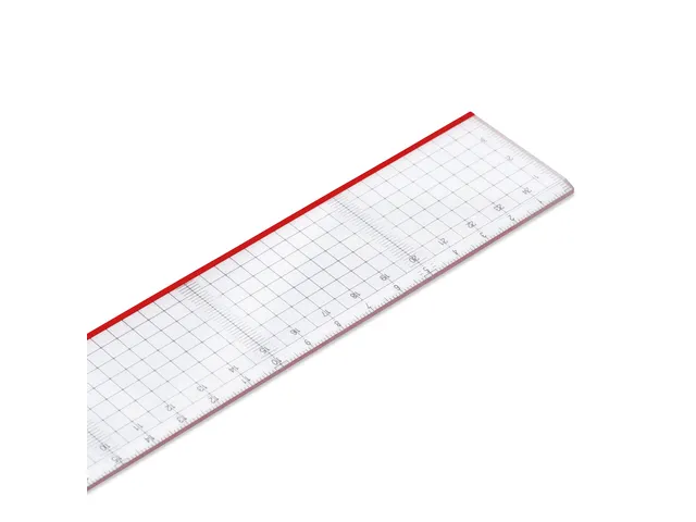 Règle à découper Plexiglas Biseau de coupe 50cm