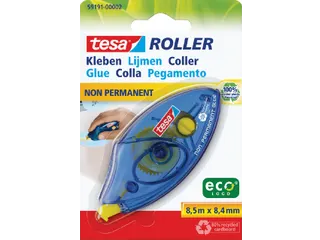 Lijmroller Tesa ecoLogo non permanent op blister - 1