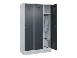 locker,HxBxD 1950x1200x500mm,3vak,vak B 400mm,cil.-slot,sokkel