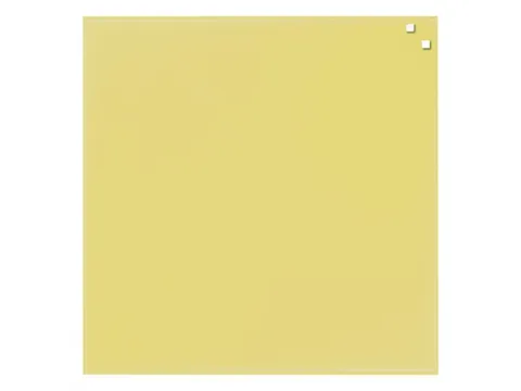 Glasmagneetbord Naga 45x45cm geel