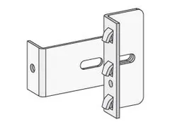 Muurverankering,V. Antibacteriële Stelling,Verstelbaar,Staal,Wit