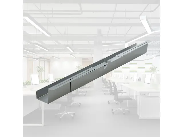 Kabelgoot BRASQ verstelbaar 75-150cm CT100 zilver