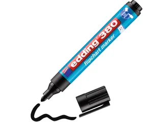 Edding 385 Flipchart effect marker 2 kleuren + 380 en 383 4 stuks - 4
