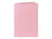 Correspondentiekaart Papicolor dubbel 105x148mm babyroze pak à 6 st