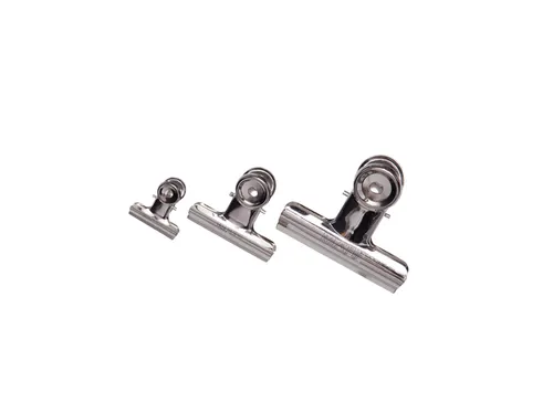 Papierklem MAUL Bulldog 30mm capaciteit 10mm zilver