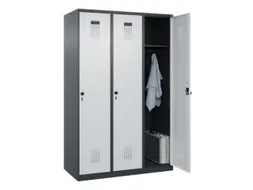locker,HxBxD 1850x1200x500mm,3vak,vak B 400mm,draaigrendel