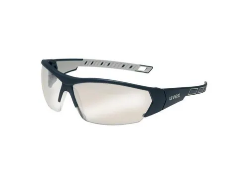 Uvex i-works 9194885 veiligheidsbril, zilverkleurig spiegelglas,