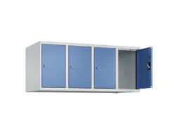 opzetkast,v. locker,4vak.,vak B 300mm,HxBxD 500x1200x500mm