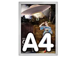 Kliklijst Economy A4 25mm Aluminium voor Buiten en Binnen
