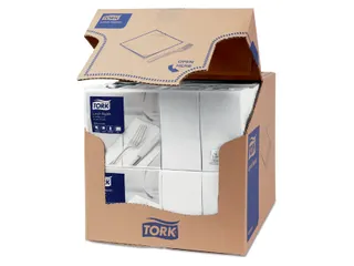 Servetten Tork 477402 Advanced 2-laags 33x33cm 1/8 vouw wit 200st. - 2