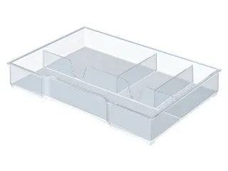Ladenblok Leitz 5215 Opbergbak Transparant - 2
