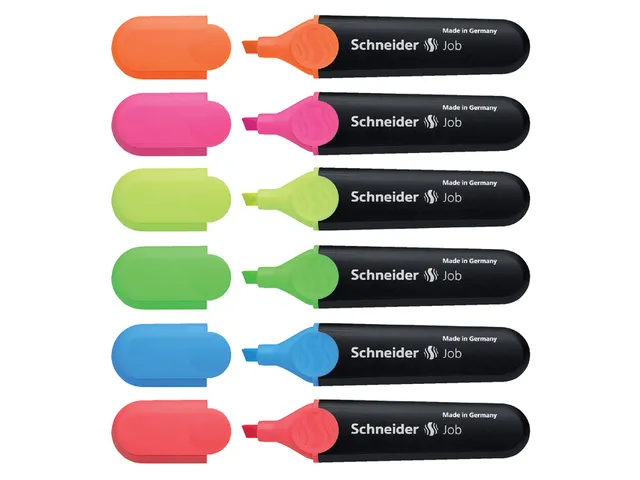 Markeerstift Schneider Job 150 Universeel Geel beitelpunt