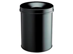 prullenmand zelfblussend 15 liter HxØ 357x260mm kop gitzwart