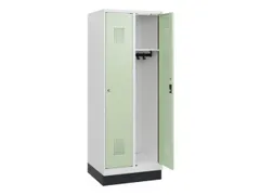 schoollocker,HxBxD 1630x600x500mm,2vak,vak B 300mm,cil.-slot,sokkel
