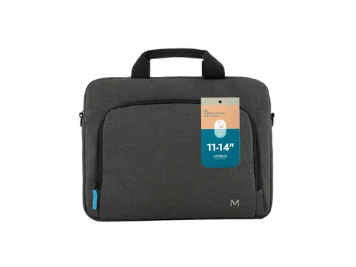 Mobilis The One Basic Laptoptas Toploading 14 Inch Donkergrijs