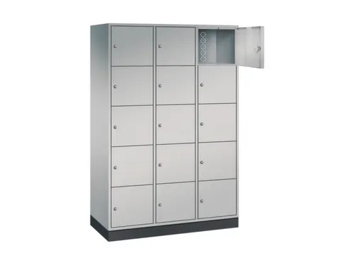 grootvolume-lockersysteem,HxBxD 1950x1220x500mm,3x5vakken,cil.-slot