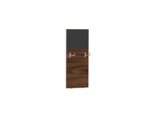 baliepaneel bureau aanbouw rechts NP-tiepolo nut BN8010antraciet 600mm