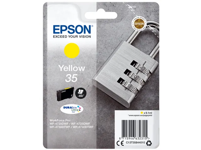 Singlepack Yellow 35 DURABrite Ultra Ink