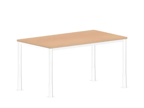 In hoogte verstelbaar bureau,HxBxD 720-840x1400x800mm,NE-esdoorn