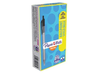 Balpen Paper Mate Inkjoy 100RT medium zwart - 2