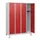 schoollocker,HxBxD 1630x1200x500mm,4vak,vak B 300mm,cil.-slot,voeten
