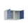 opzetkast,v. locker voor scheiding van kleding,2vak.,vak B 400mm
