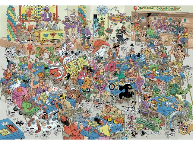 Jan van Haasteren NK Mens Erger Je Niet 2000 stukjes