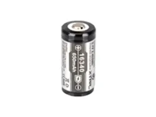 OUTLET Xtar Lithium-Ion Batterij Oplaadbaar 3.7V - 650Mah - 16340