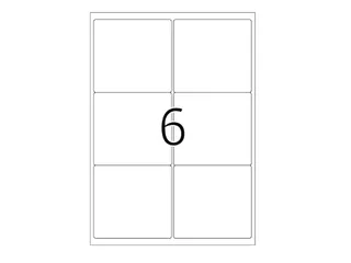 Xerox Multi-use Labels wit permanent 93x99mm 003R96288 600 stuks - 2