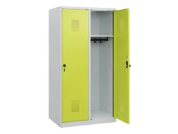 schoollocker,HxBxD 1530x800x500mm,2vak,vak B 400mm,draaigrendel